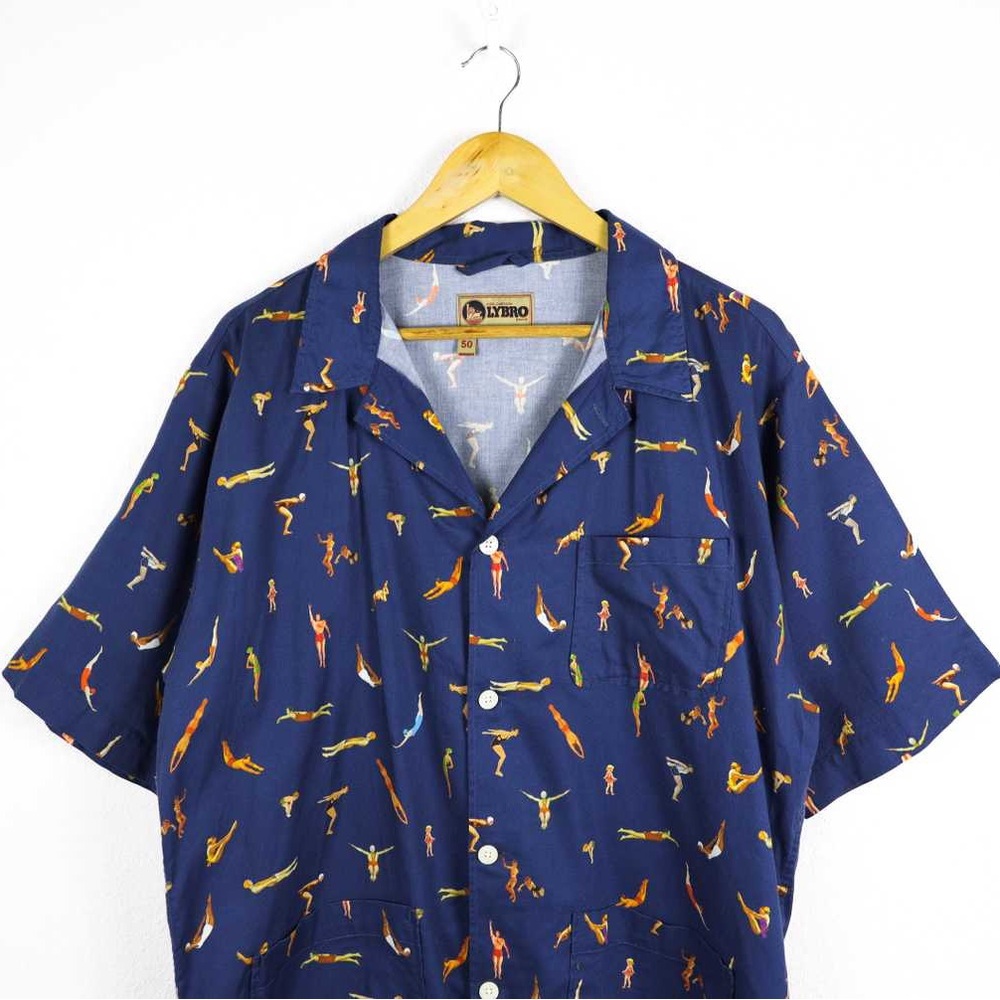 Nigel Cabourn X Lybro Short Sleeve Swimmers Vacation Shirt